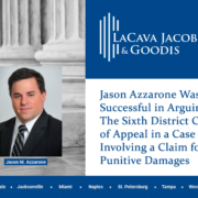 Jason Azzarone Was Successful in Arguing to The Sixth District Court of Appeal in a Case Involving a Claim for Punitive Damages