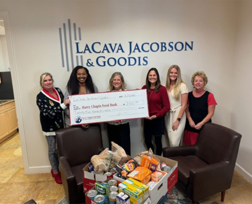 La Cava Jacobson & Goodis Donating During the Holidays and Making a Difference